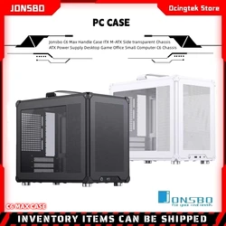 Jonsbo C6 Max Handle Case ITX M-ATX Side transparent Chassis ATX Power Supply Desktop Game Office Small Computer C6 Chassis