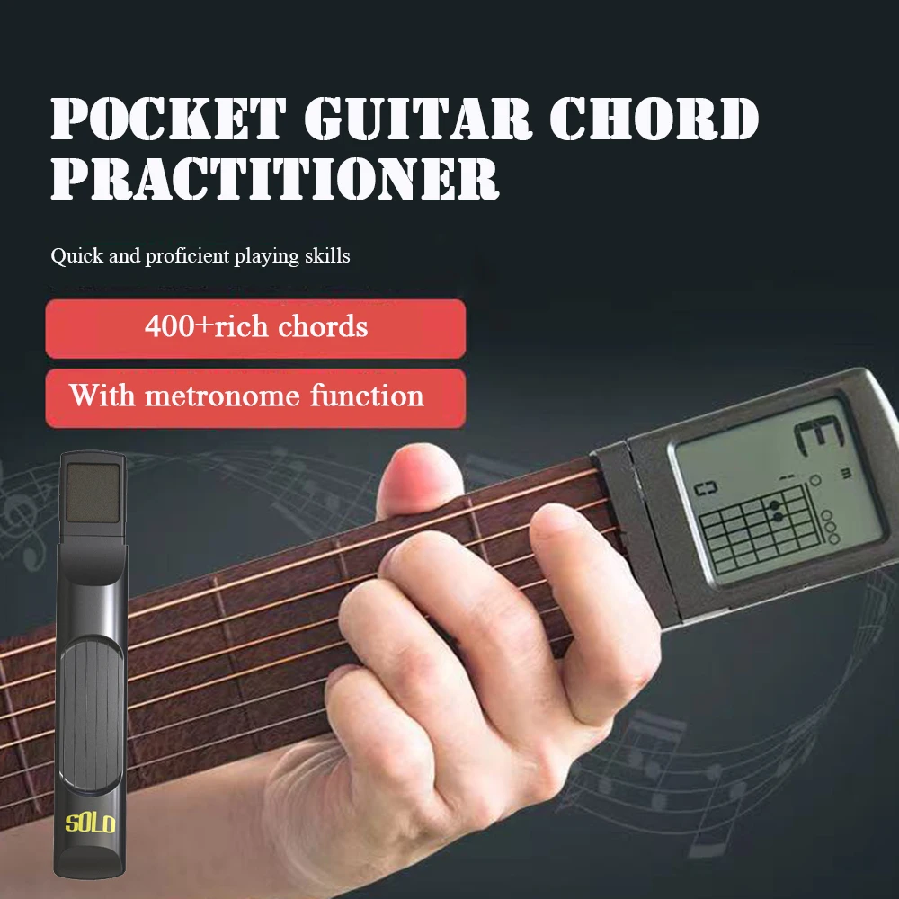 Telescopic Digital Guitar Trainers For Beginner Stable Guitar Chords Practice Tool For Guitarist Use