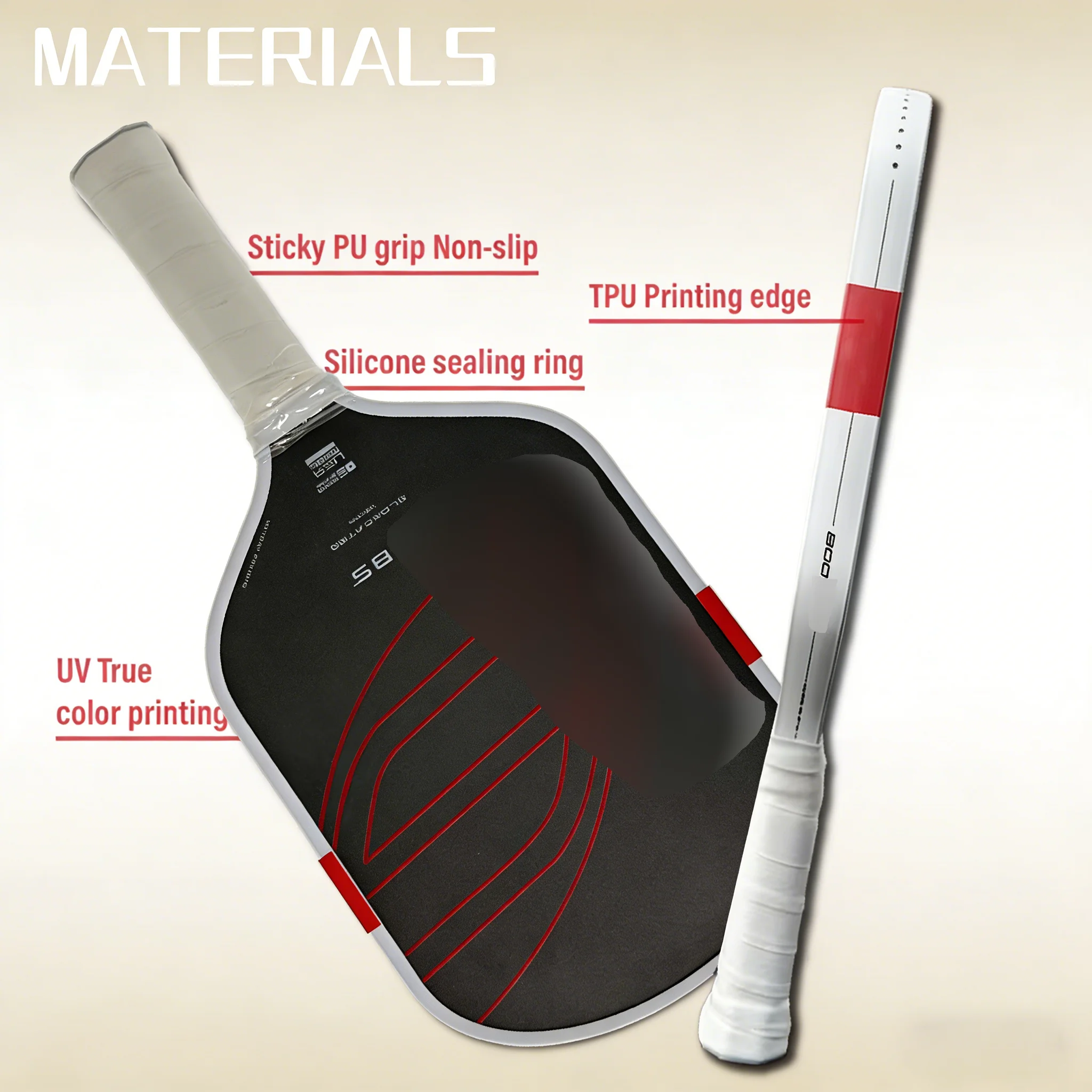 

Ракетка для пиклбола Boom Core EPP для всех уровней: мощность и взрывность, отличное ощущение при ударе, высокая точность и стабильность игры