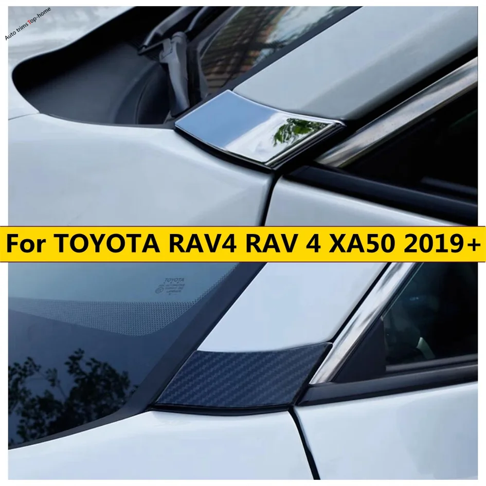 

For Toyota RAV4 XA50 2019 2020 2021 2022 2023 2024 RAV 4 Hybrid Car Front Window A Pillar Decoral Frame Trim Cover Accessories