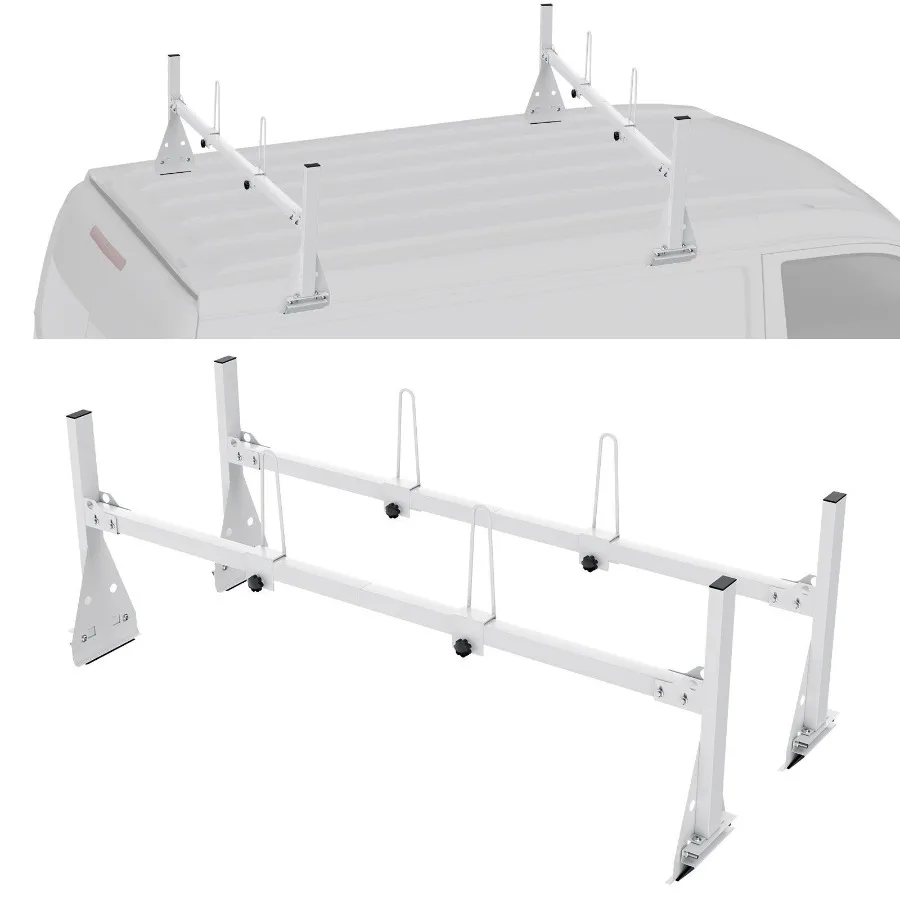 Trailer Ladder Rack Van Roof Ladder Rack 600 lbs 56.763 inch Adjustable