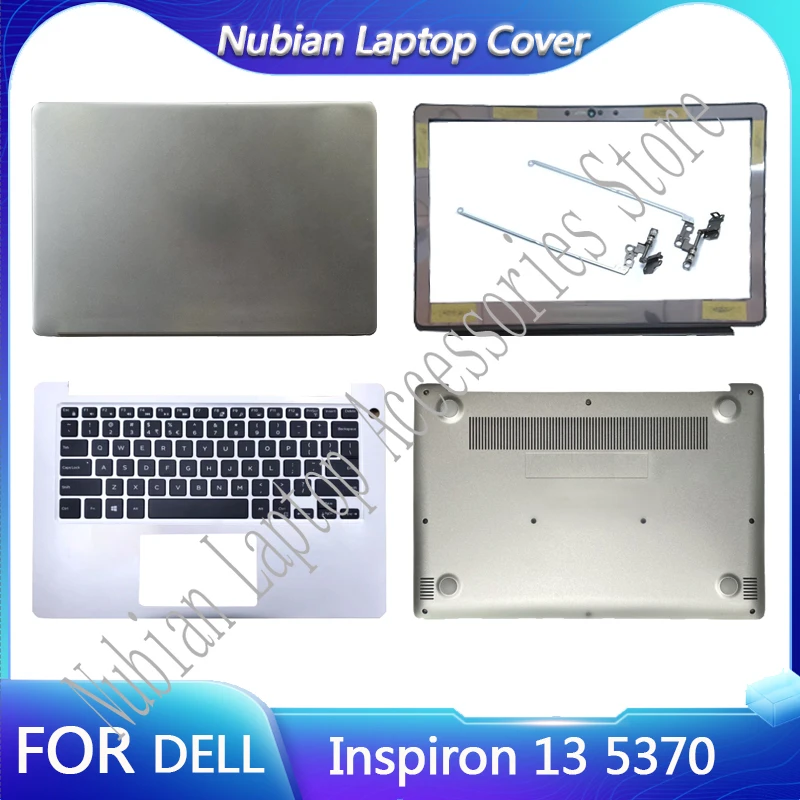 For Dell Inspiron 13 5370 Laptops Case LCD Back Cover/Front Bezel/Hinges/Palmrest Keyboar/Bottom Case