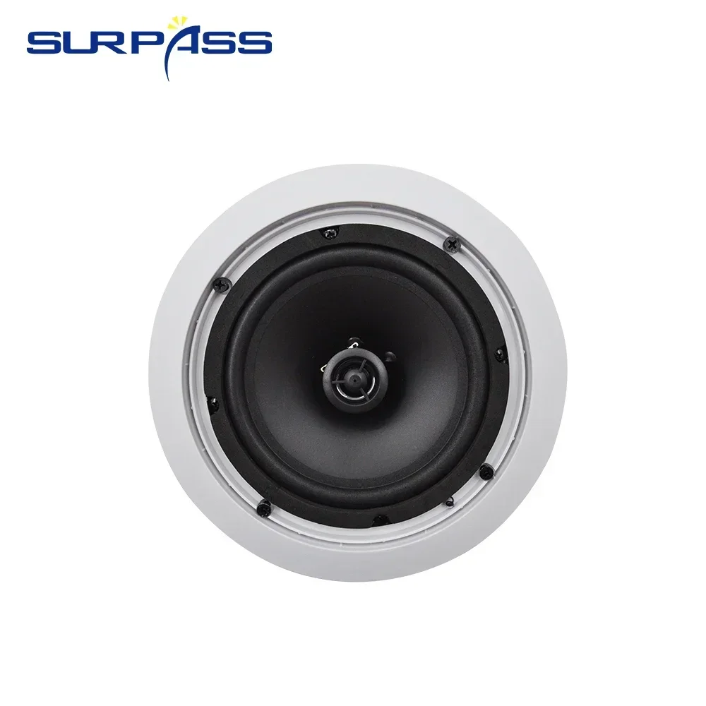 6.5inch 30W Active Ceiling Mount Bluetooth Speaker Built-in Digital Class D Amplifier 2 Way Home In Ceiling Wall Speaker System