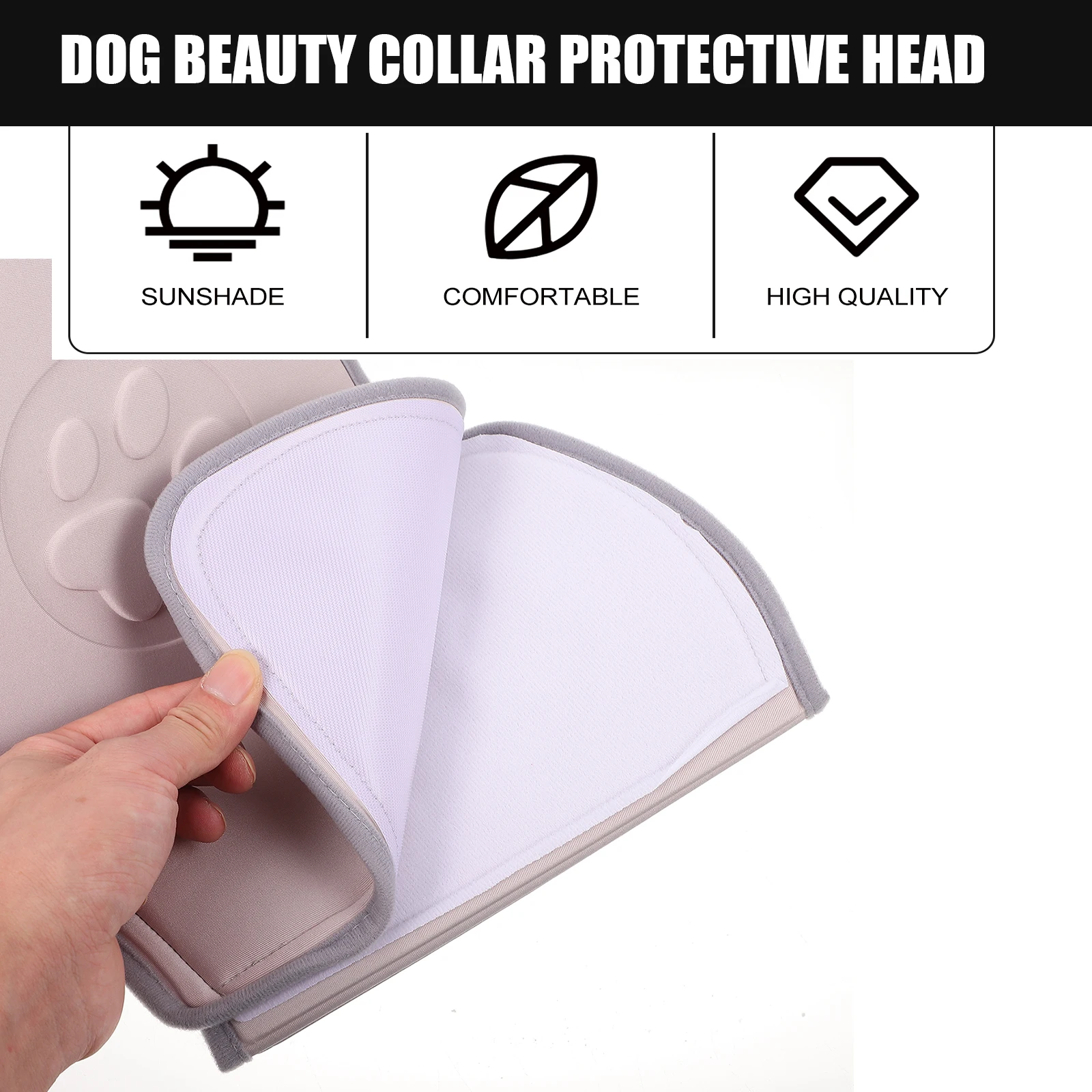

Adjustable Recovery For Dogs Cats Anti-Bite Scratch Licking Protective Neck Cone Post Surgery Wound Healing Breathable Durable