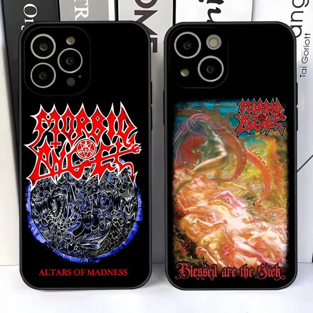 

Cool Mental Rock Morbid-Angel Phone Case For iPhone 16,15,14,13,12,11 Plus,Pro,Max,XR,XS,X,7,8 Plus,SE,Mini Silicone Soft