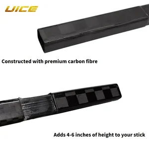 هوكي الجليد عصا تمديد 4/6 بوصة عالية الجودة طول الكبار خفيفة الوزن لعصا الهوكي نهاية التوصيل ملحقات الهوكي أفضل 6 مضرب هوكي مبيعا - رقم 3