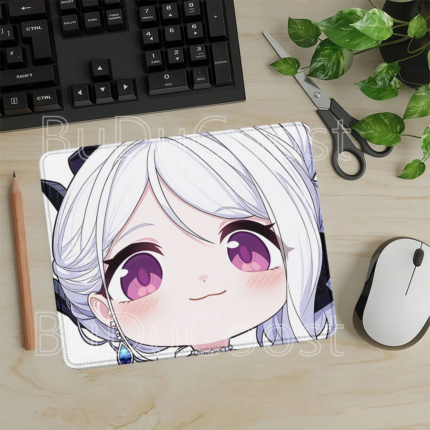 Goofy ahh big head Blue Archive sorasaki hina Small size Mouse Pad Non-slip base Desk Mat offices HD Printing overlock Mousepad