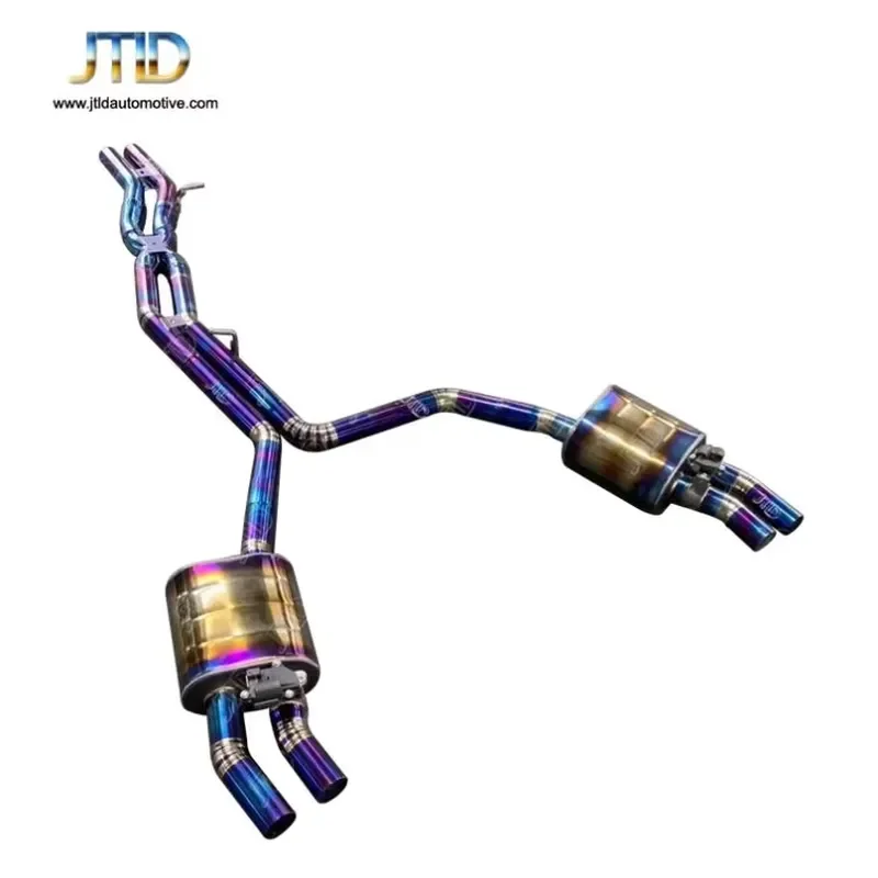 Wholesale Performance Customized Exhaust Valvetronic Muffler with Valve Control Titanium Exhaust System for Audi A8