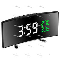 LED Electronic Alarm Clock Student-specific Desktop Clock Children's Creative Multi-function Large-screen Temperature