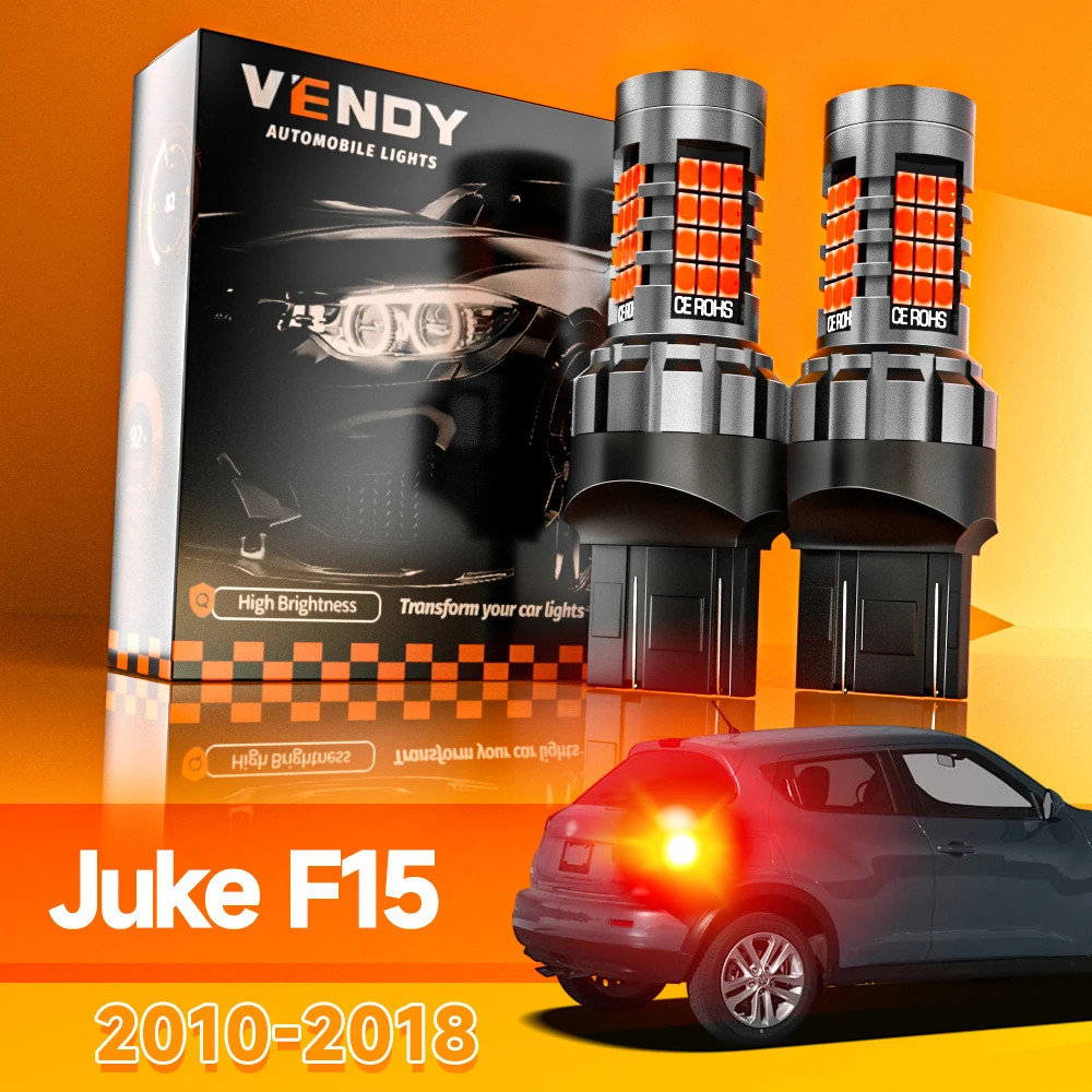 2 uds para Nissan Juke F15 2010-2018 luz de freno LED 2011 2012 2013 2014 2015 2016 2017 accesorios Canbus