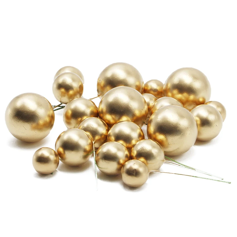 (20 unids/pack) Bola de Navidad de colores combinados de varios tamaños decoración colgante de árbol de Navidad regalo de Año Nuevo habitación a juego