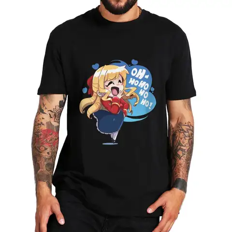 New I'm In Love With The Villainess T-Shirt Japanese Manga Comedy Anime Fans Tee Tops Casual Cotton Unisex T Shirt