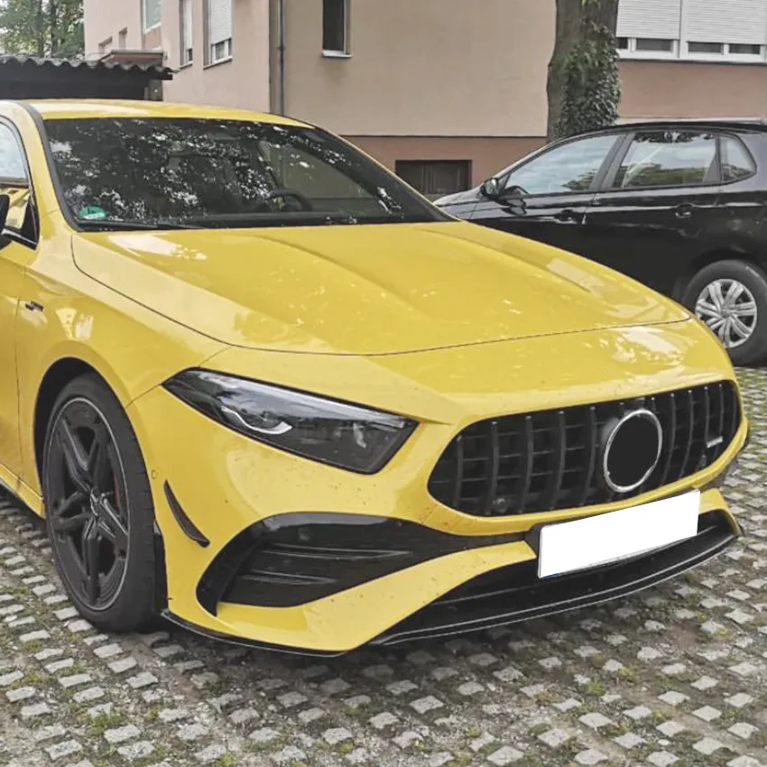 

For Mercedes A-Class W177 A180 A200 A35 AMG 2023+ Front Bumper Spoiler Surround Air Knife Aerodynamic Kit