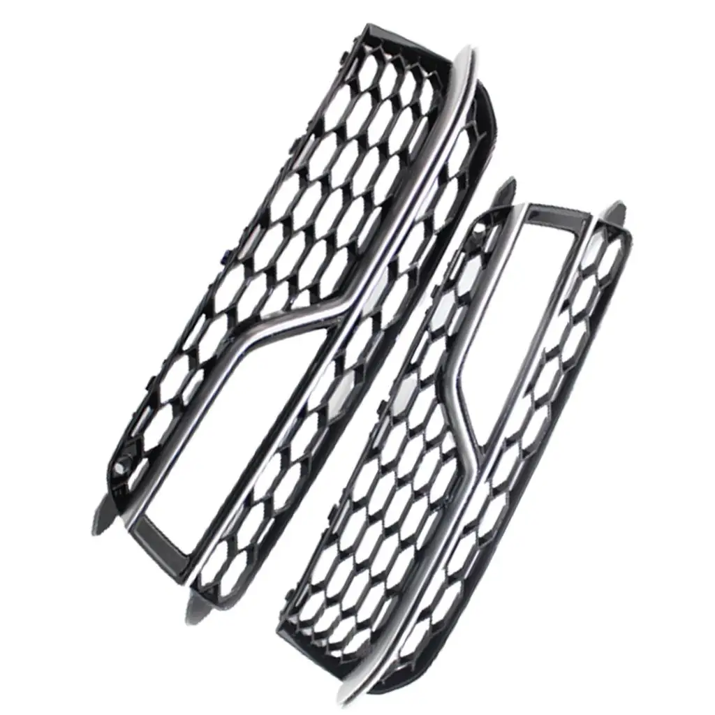2 Packs Lamp Cover Accessories Vehicle Parts, Gloss Moulding , for S5 /13 Models Bumper