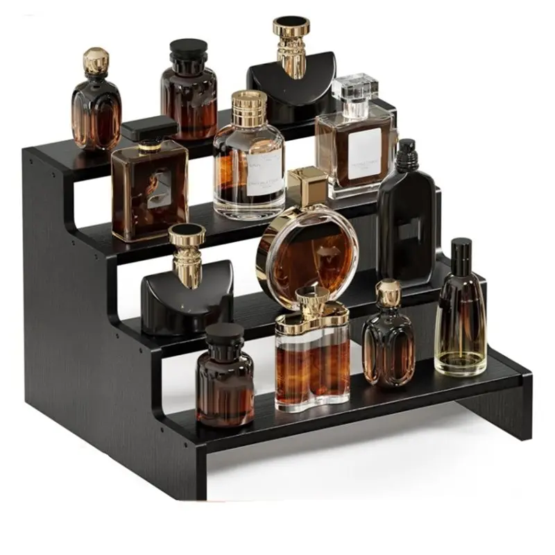 Cologne Organizer For Men, 4 Tier, Waterproof Anti-Slip