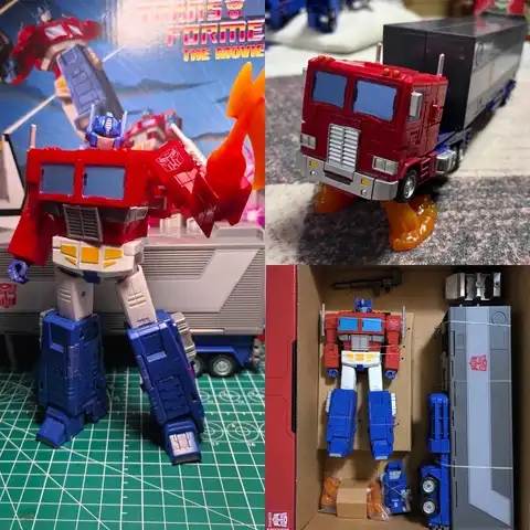 Hasbro SS86-31 스튜디오 시리즈 커맨더 클래스 Optimus Prime G1 트랜스포머 액션 피규어 로봇 컬렉션 취미