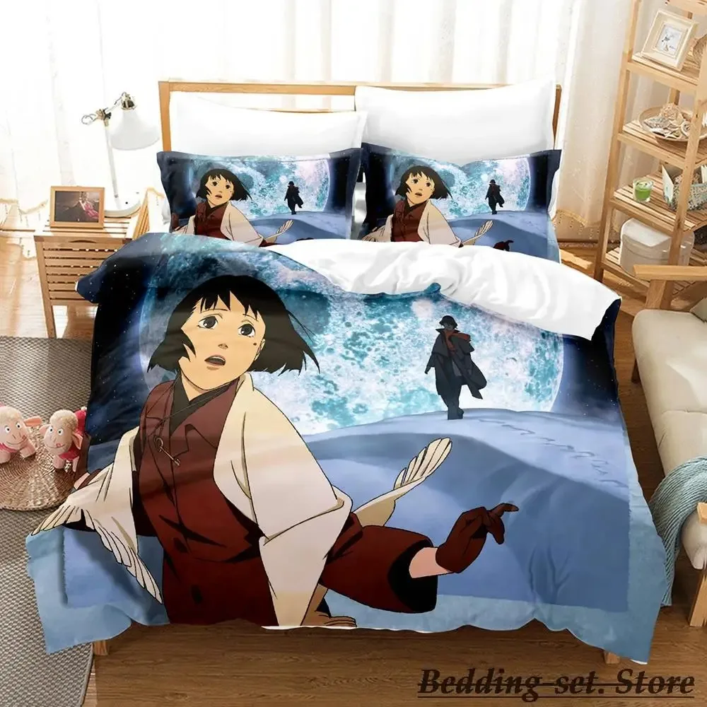 2023 New konsatoshi Bedding Set Single Twin Full Queen King Size Bed Set Aldult Kid Bedroom Duvetcover Sets Anime Bed Kawaii