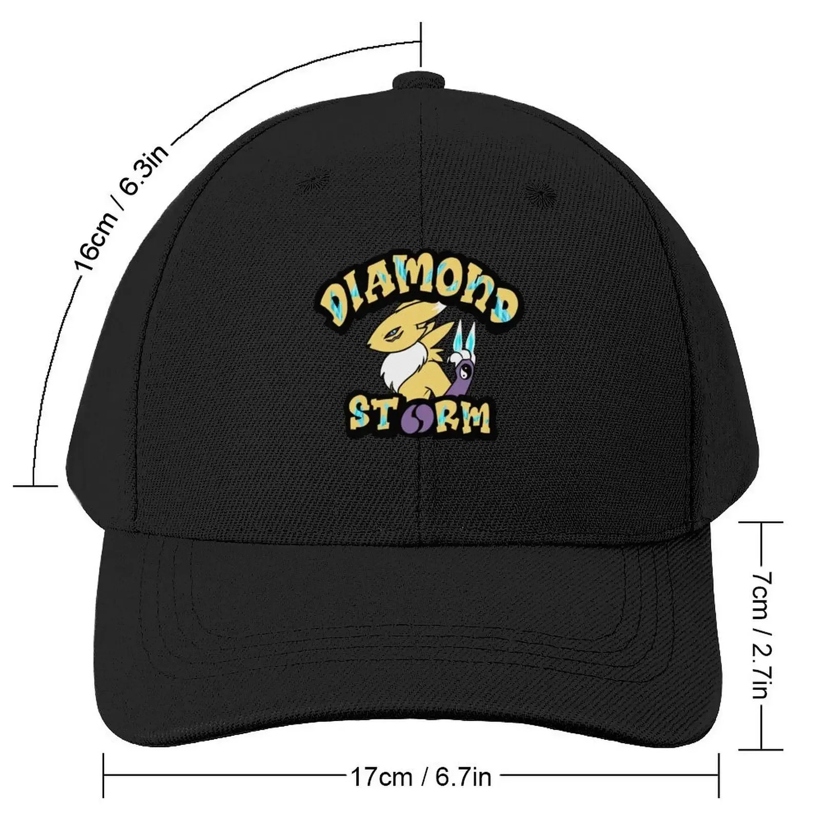 Diamond Storm Baseball Cap Hat Man For The Sun Rugby Boy Child Women's