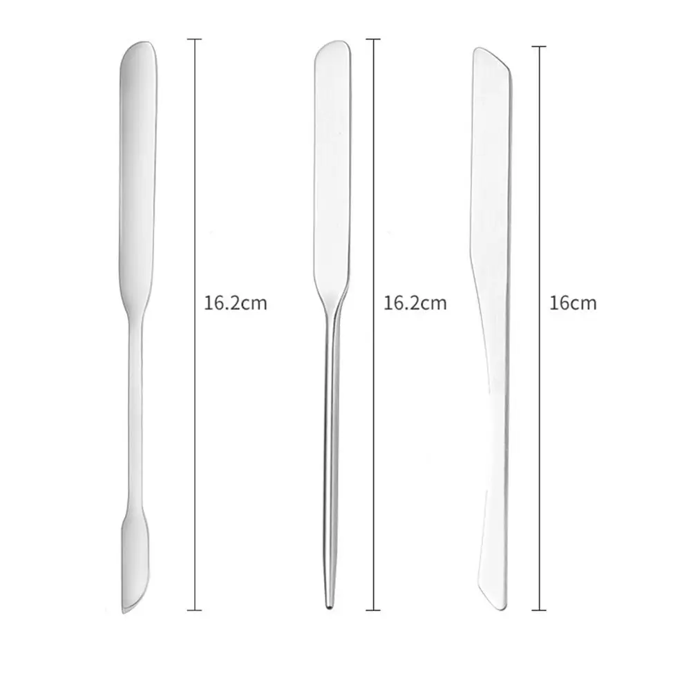 Art Accessories Face Mask Brush Cream Scraper Cosmetics Spoon Makeup Toner Spatula Foundation Mixing Tool Nail Polish Mix Stick