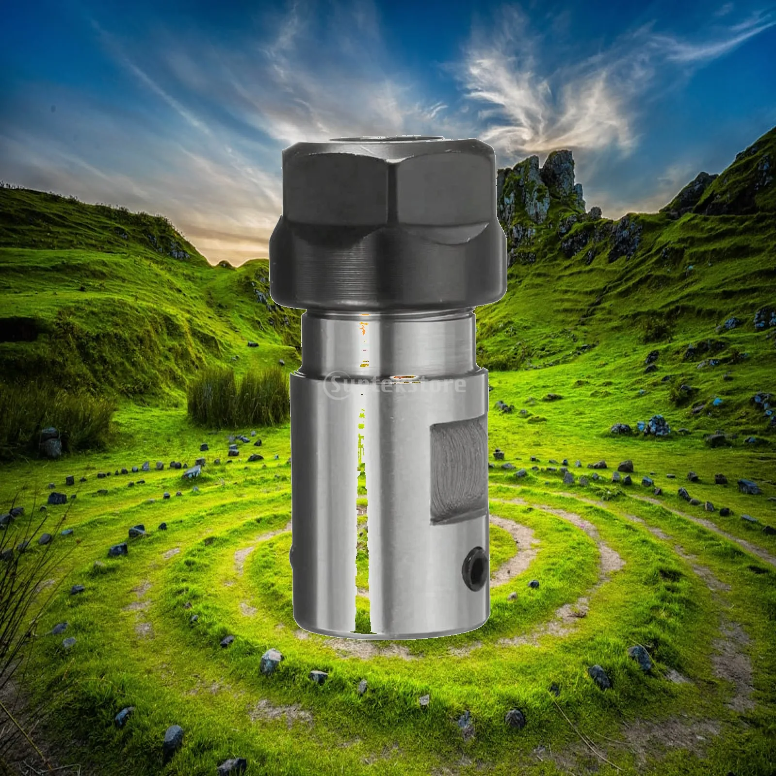 ER16 Collet Chuck Spindle Adapter High Carbon Steel Tool Holder for Precision Micro Motor Spindle Work