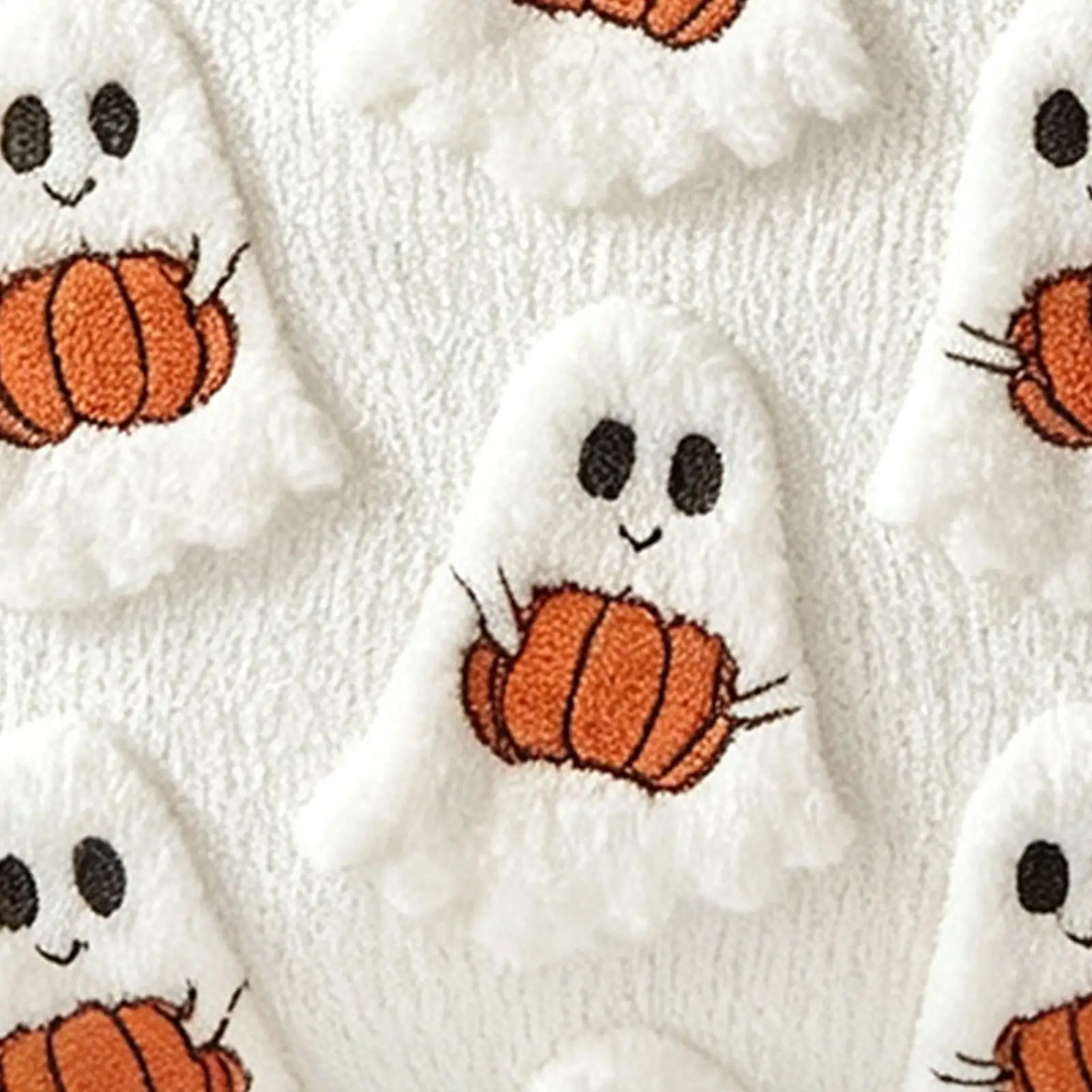 2026 Halloween 3D Ghost Throw Pillow Cover Set 2Pcs/set 45x45CM Holiday Pillowcases  with Zipper for Home Outdoor Room