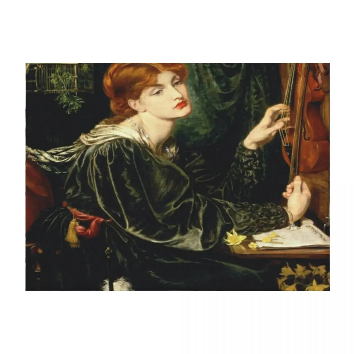 

Dante Gabriel rossetti - La Ghirlandata,No,02. Throw Blanket Summer Beddings Thins Warm Soft Beds Blankets