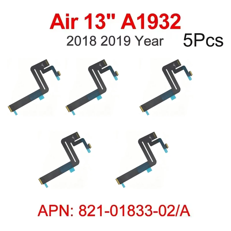 5Pcs New Trackpad Flex Cable Touchpad Ribbon Cable Replacement for MacBook Air 13