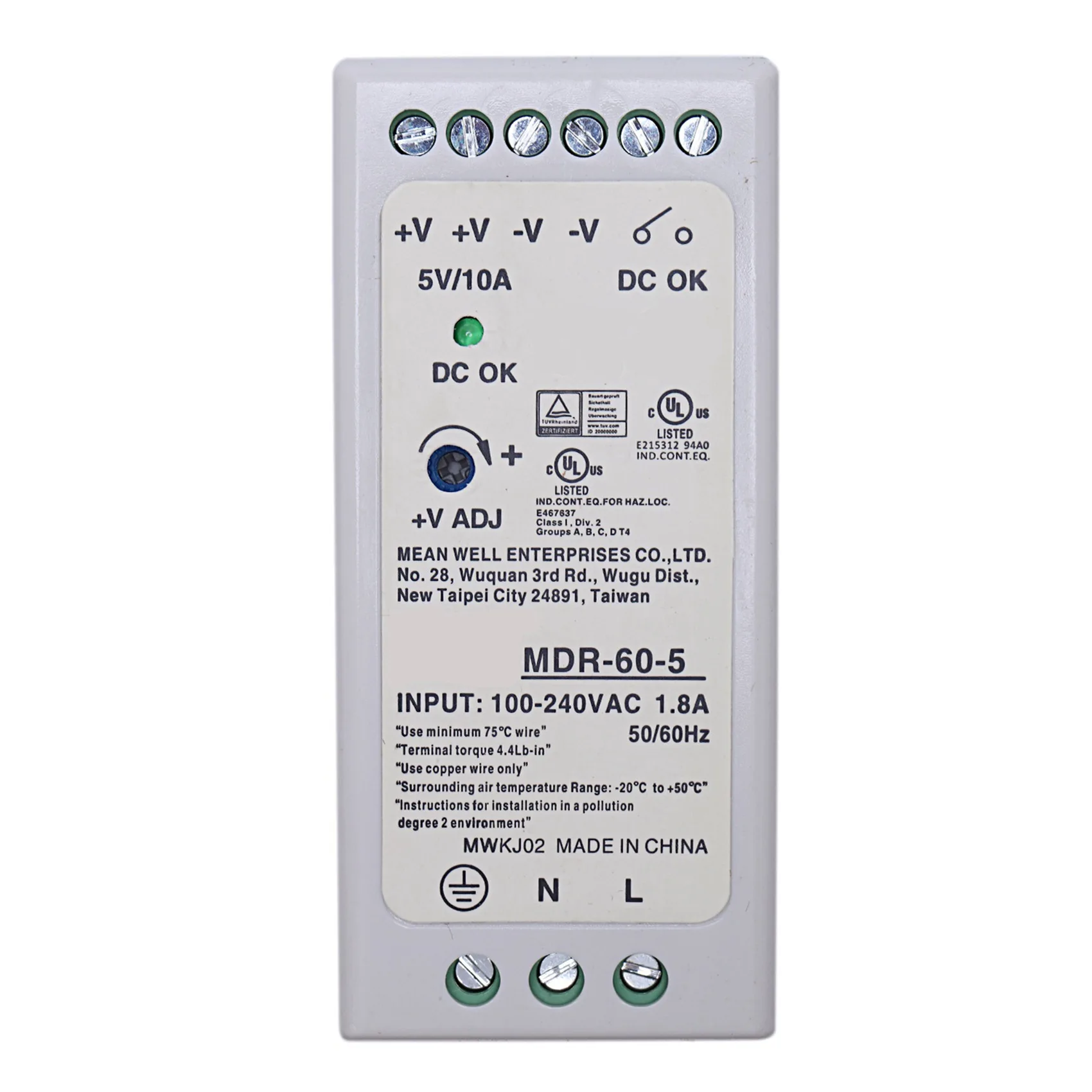 ABFY-3X MDR-60 5V 60W Din Rail Power Supply Ac-Dc Driver Voltage Regulator Power Suply 110V 220V