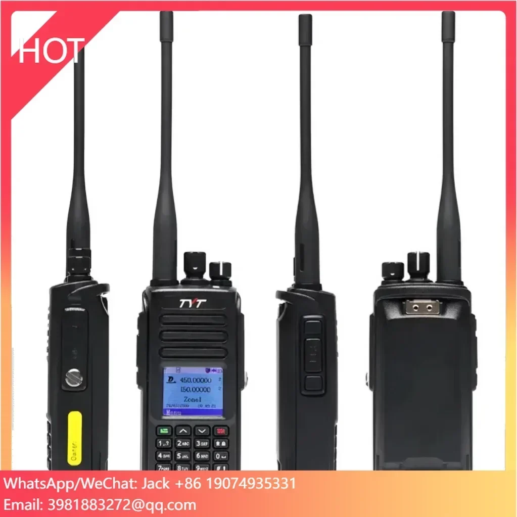 TYT MD-390 Plus Walkie Talkie AES256 Encryption UHF VHF Radio 5W Handheld GPS Optional UV-390 Ham Radio Transceiver
