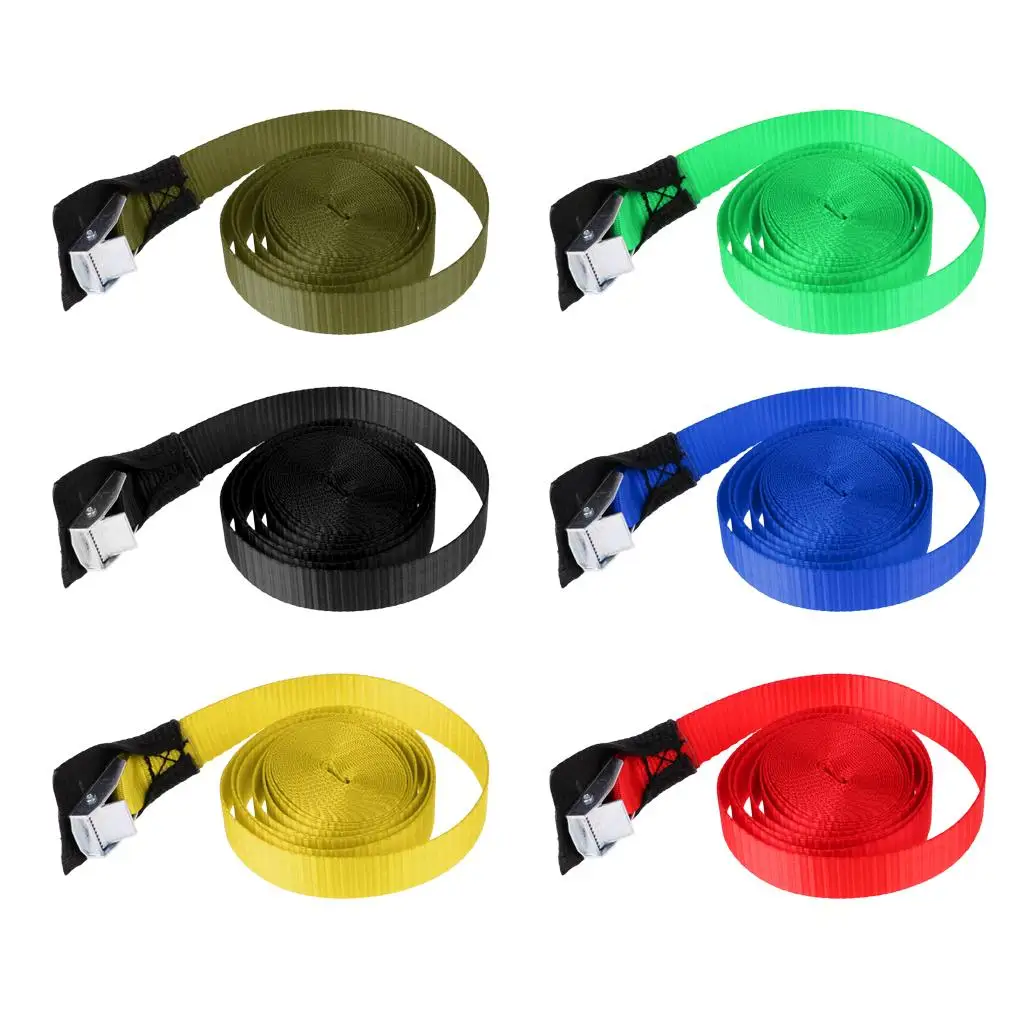 Polyester Roof Rack Cargo Lash Belt Quick Release Buckle Boat Accessory for Kayaking and Marine Use