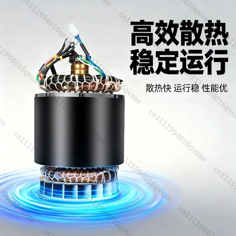 Generator Stator Rotor Assembly 2/3KW5/8kW, Single-phase Three-phase All-copper Coil Motor Accessories