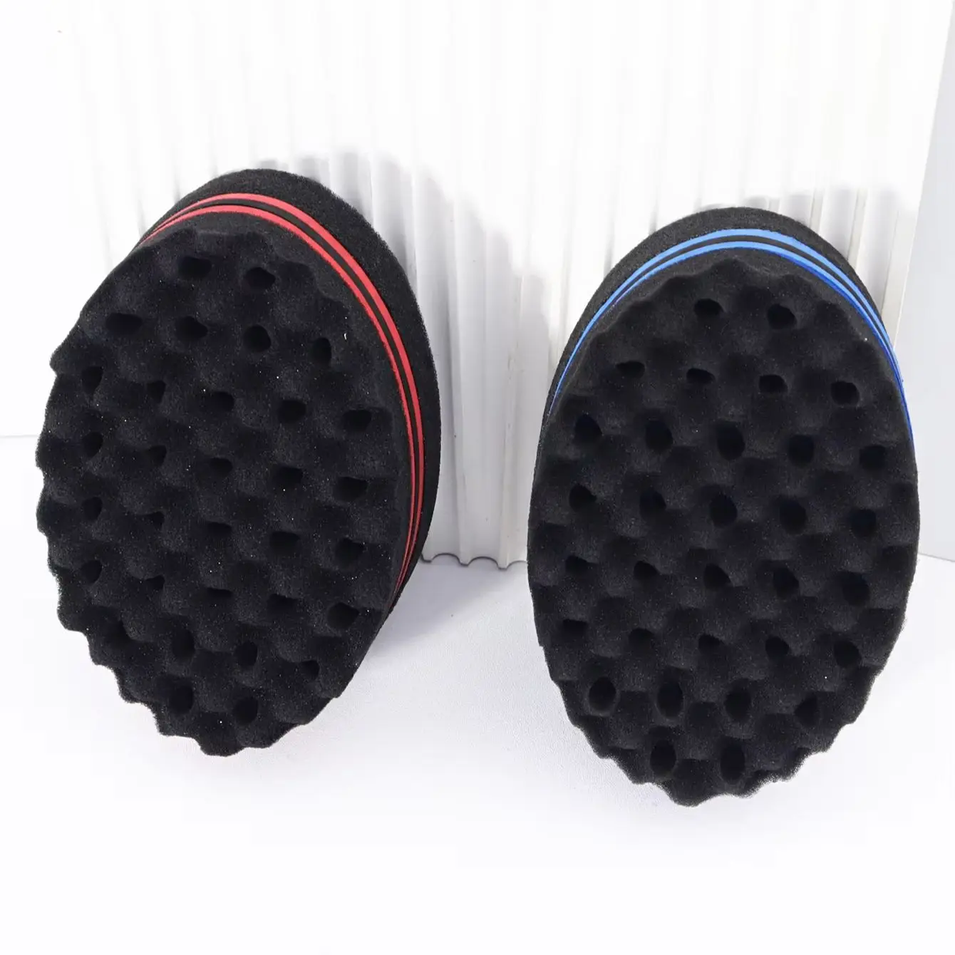 قطعتان من إسفنجة العناية بالتجعيد الأفريقية، مناسبة لتصفيف الشعر الطبيعي والمجعد الأفريقي الخاص بشعر مستعار حقيقي #5