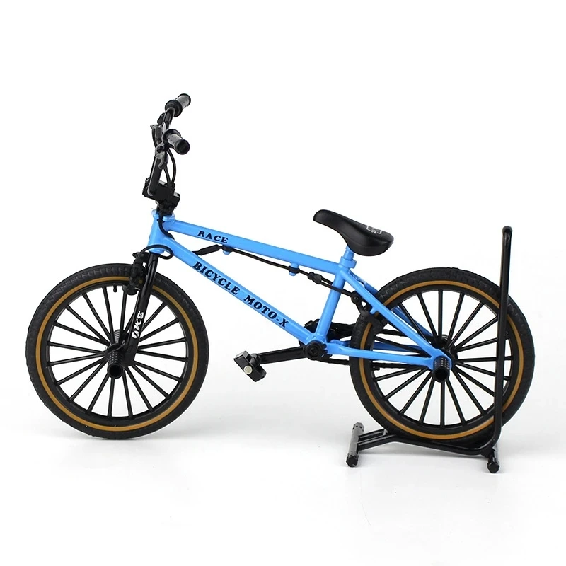 Mini vélo de course en alliage pour enfants, modèle en métal moulé sous pression, VTT de poche, collection de simulation portable, cadeaux pour garçons, jouets, 1:8