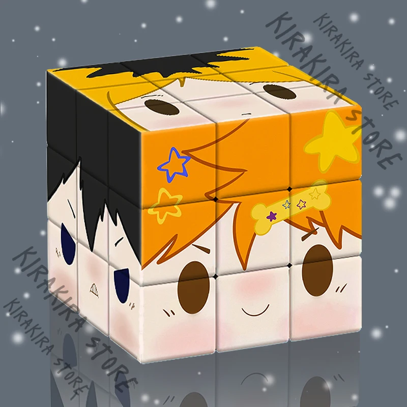 

Spell Beans Third Level Rubik's Cube Haikyuu!! Shoyo Hinata Creativity Decompression Anime Cosplay Mascot commemorate Gift