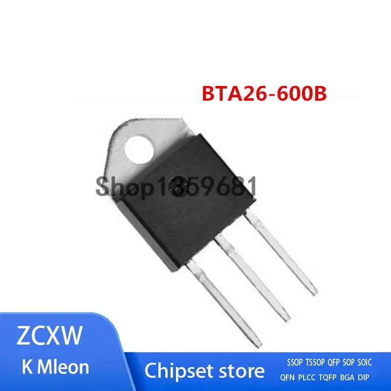 10Pcs/Lot Bta26-600…