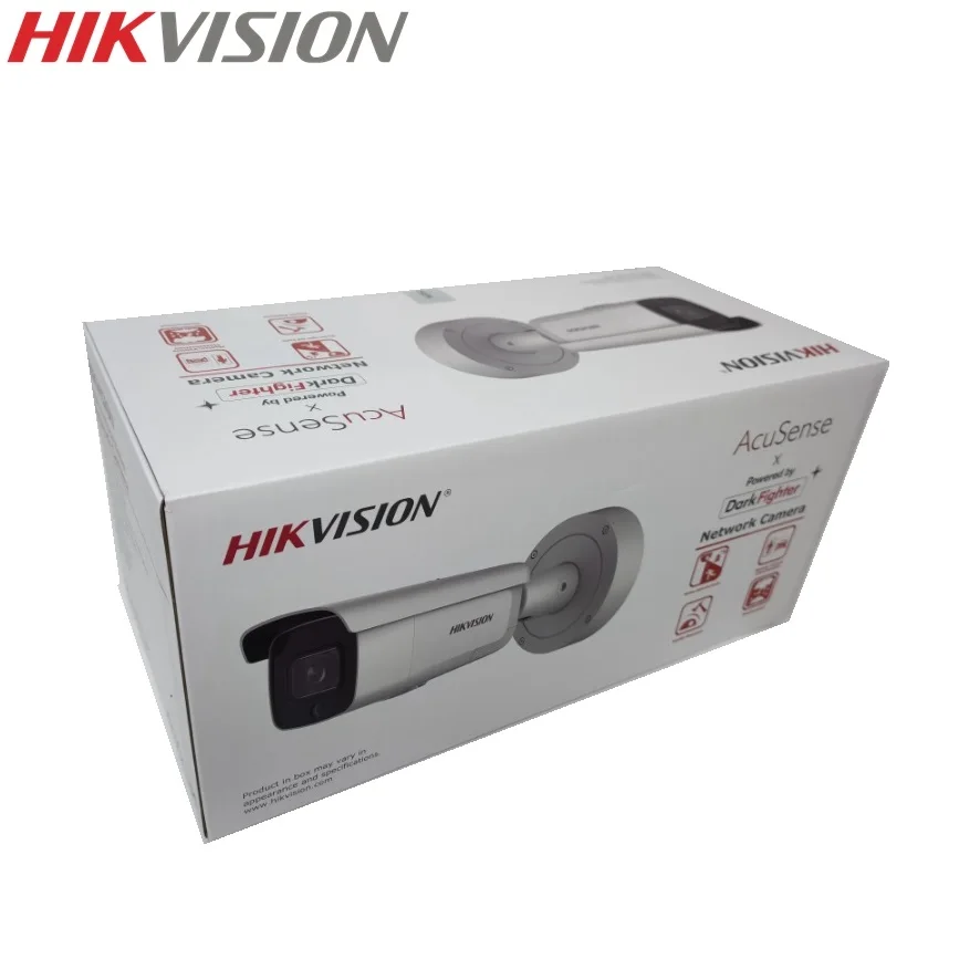 Умная гибридная фотокамера Hikvision DS-2CD2T87G2H-LISU/SL 8 МП со встроенным микрофоном ColorVu, H.265, IP-камера с поддержкой PoE