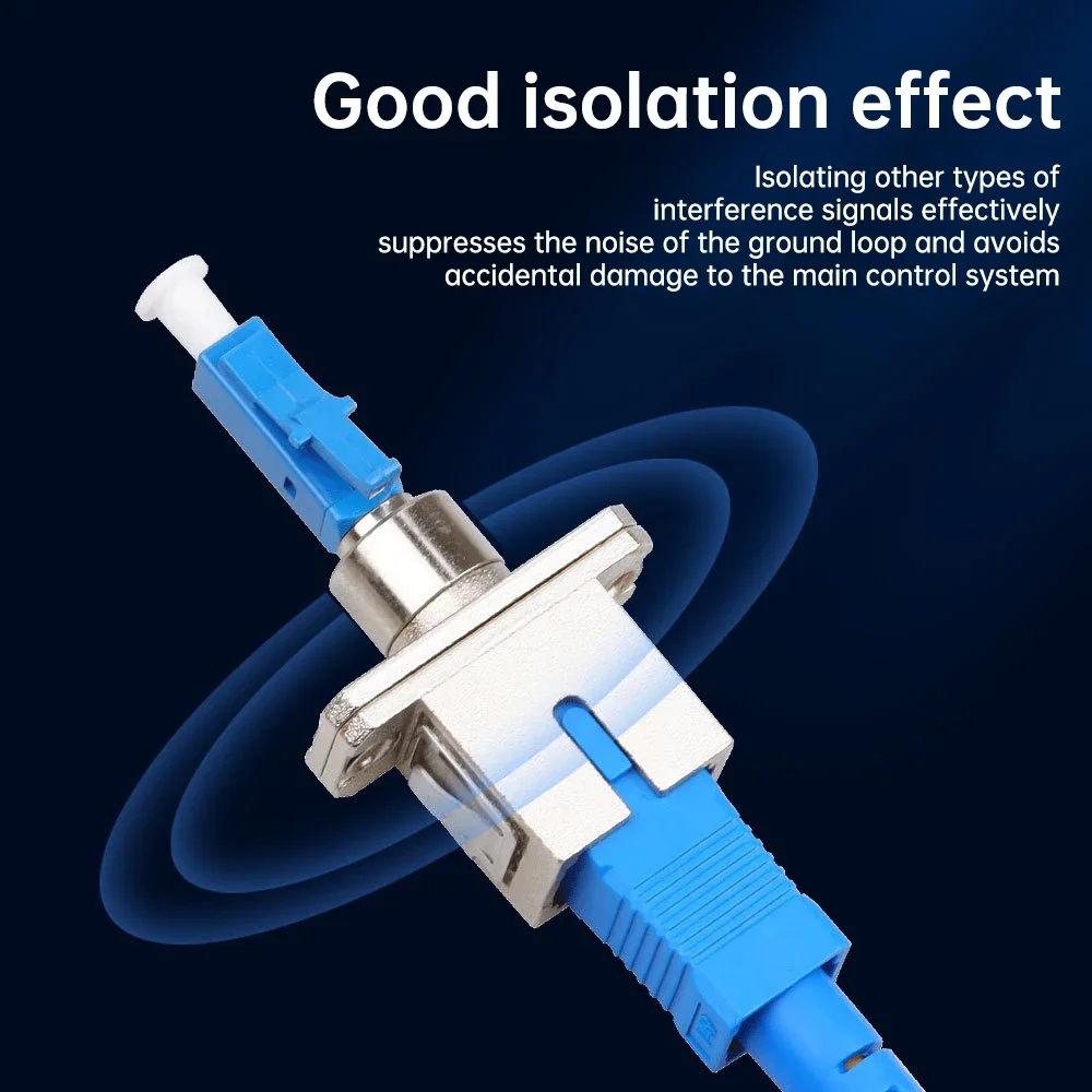 ZoeRax LC/UPC a SC/UPC acoplador adaptador Simplex de fibra híbrida para cable de conexión medidor de potencia óptica Pigtail pluma de luz roja FTTH