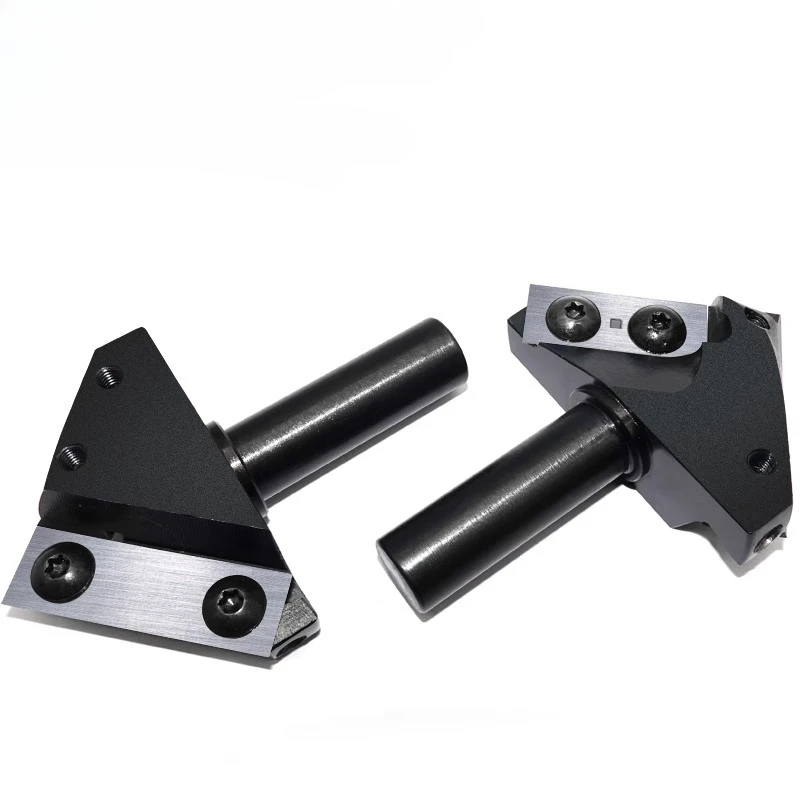 Discarded 90-degree V-shaped Knife Trimming Cutter Head Chamfer Slotting Cutter Woodworking Tool Router Bit