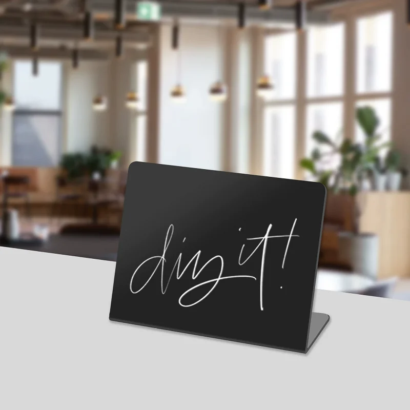 5pcs V Type Small Chalkboard Sign Food Labels For Party Buffet Wedding Place Cards Name Price Display Stand Retail Supermarket