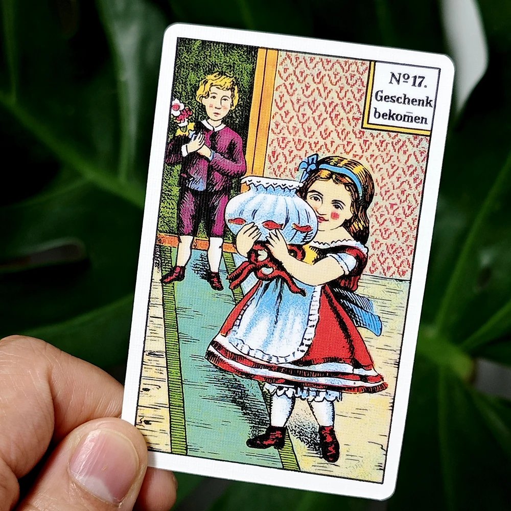 1890s Original Kipper Cards In Both Directions 36+6 Pcs Cards Germany Language Printed on 350GSM Double Embossed Paper 9*6cm