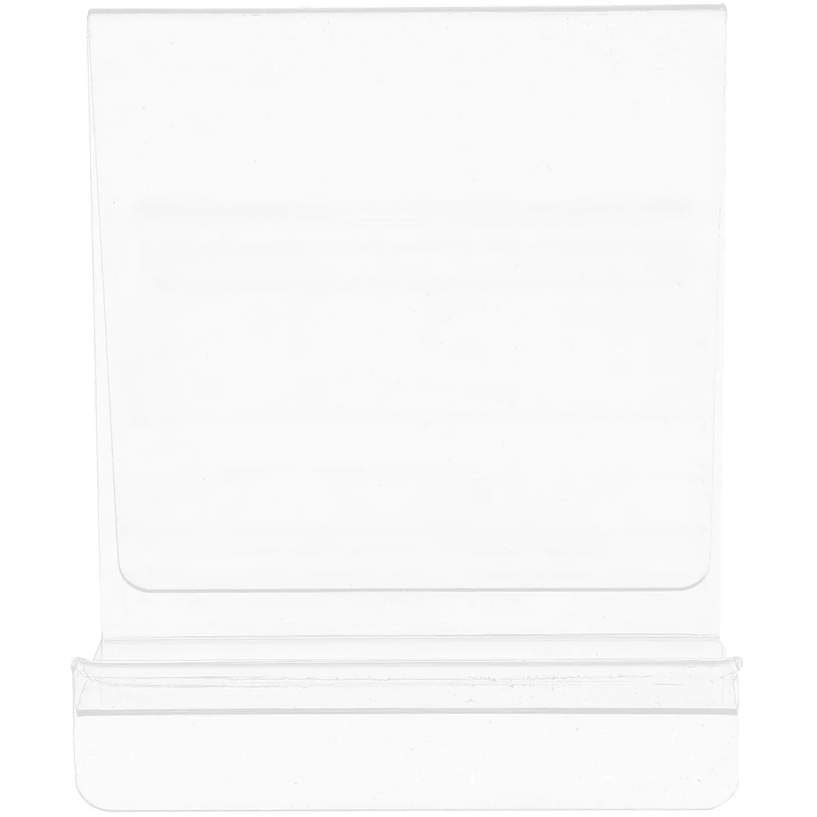 

Wide Clear Acrylic Book Stand Display Rack for Books Vinyl Records Magazines Home Office Classroom Book Stands for Display