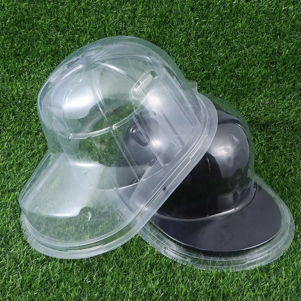 New Transparent PVC Hat Storage Box Curved Brim Flat Brim Cap Organizer Box Dust-proof Portable Hat Display Case