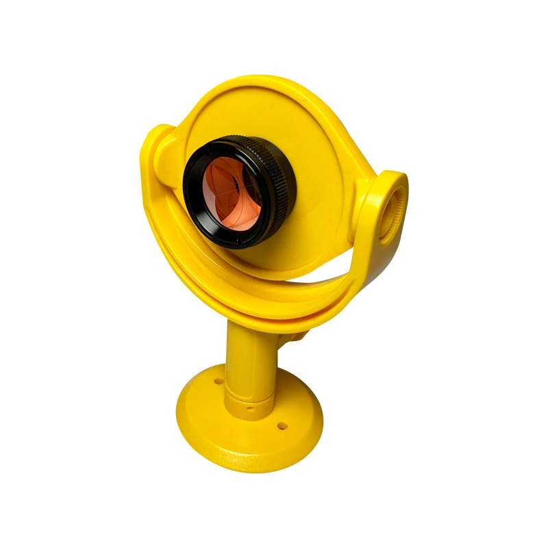 25mm Yellow Mini Prism ADS109 constant +17.5mm With Tilting Brackets For SWISS TYPE  Spigot For Total Station