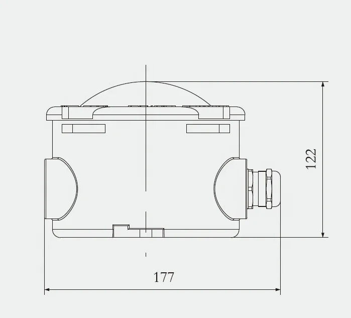 HAIXING Large Current Junction Box 32A AC440V IP56 IEC Standard Marine Supply