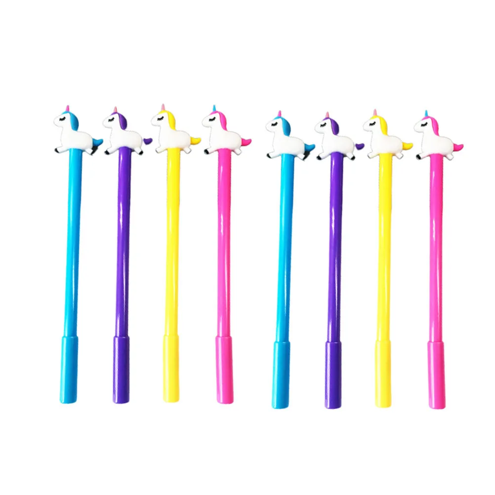 8Pcs Shape Gel Pens Black Ink Fine Point Smooth Writing Creative Pens for School Office Note Taking Creative Gel Pen