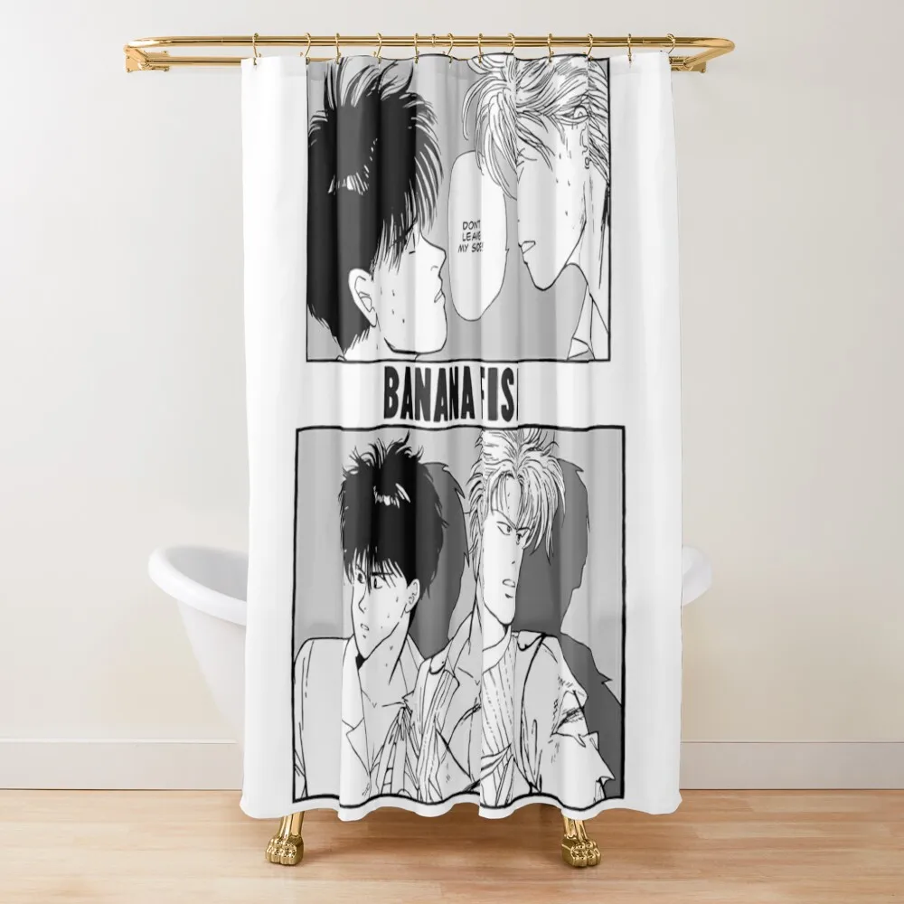 

Banana Fish - Stay By My Side Anime Shower Curtain Bathroom For Shower In The Bathroom For Shower Waterproof Curtain