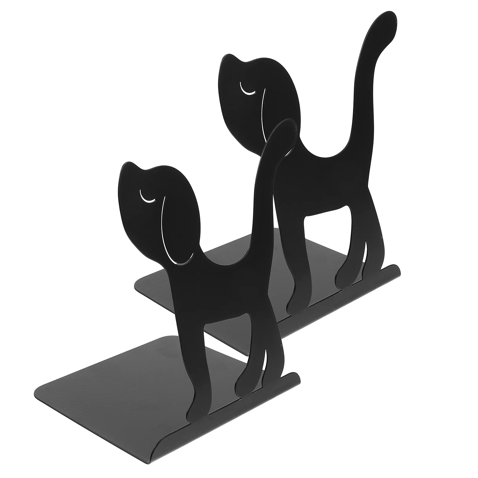 

2 Pcs Animal Bookends Desktop Decorate for Home Household Metal Decorative Stands