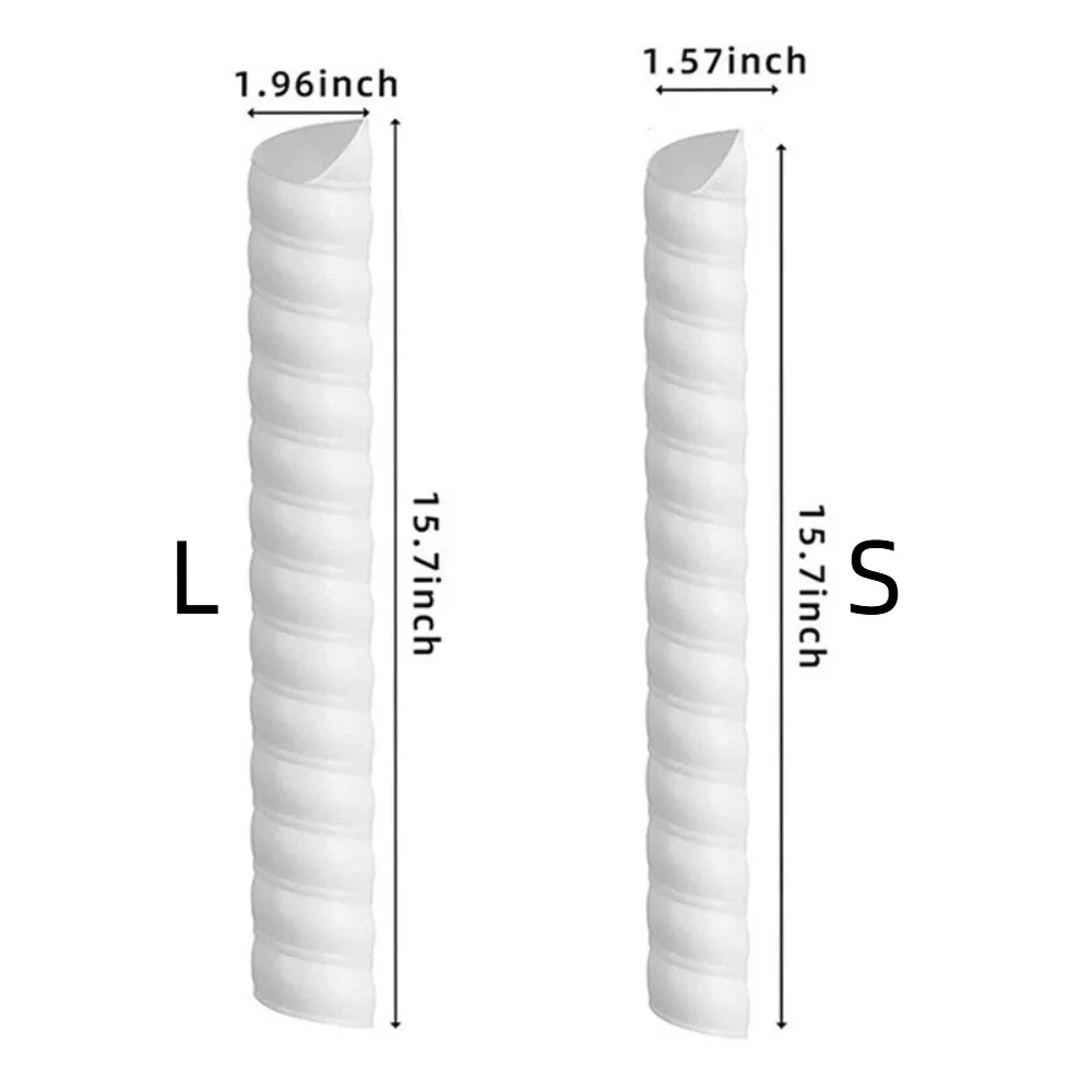 Copertura per corteccia d'albero 40 cm Protezione per corteccia d'albero Protezione per albero flessibile in plastica Avvolge il tubo a spirale Protezione per il tronco dell'albero Prevenzione dei cervi