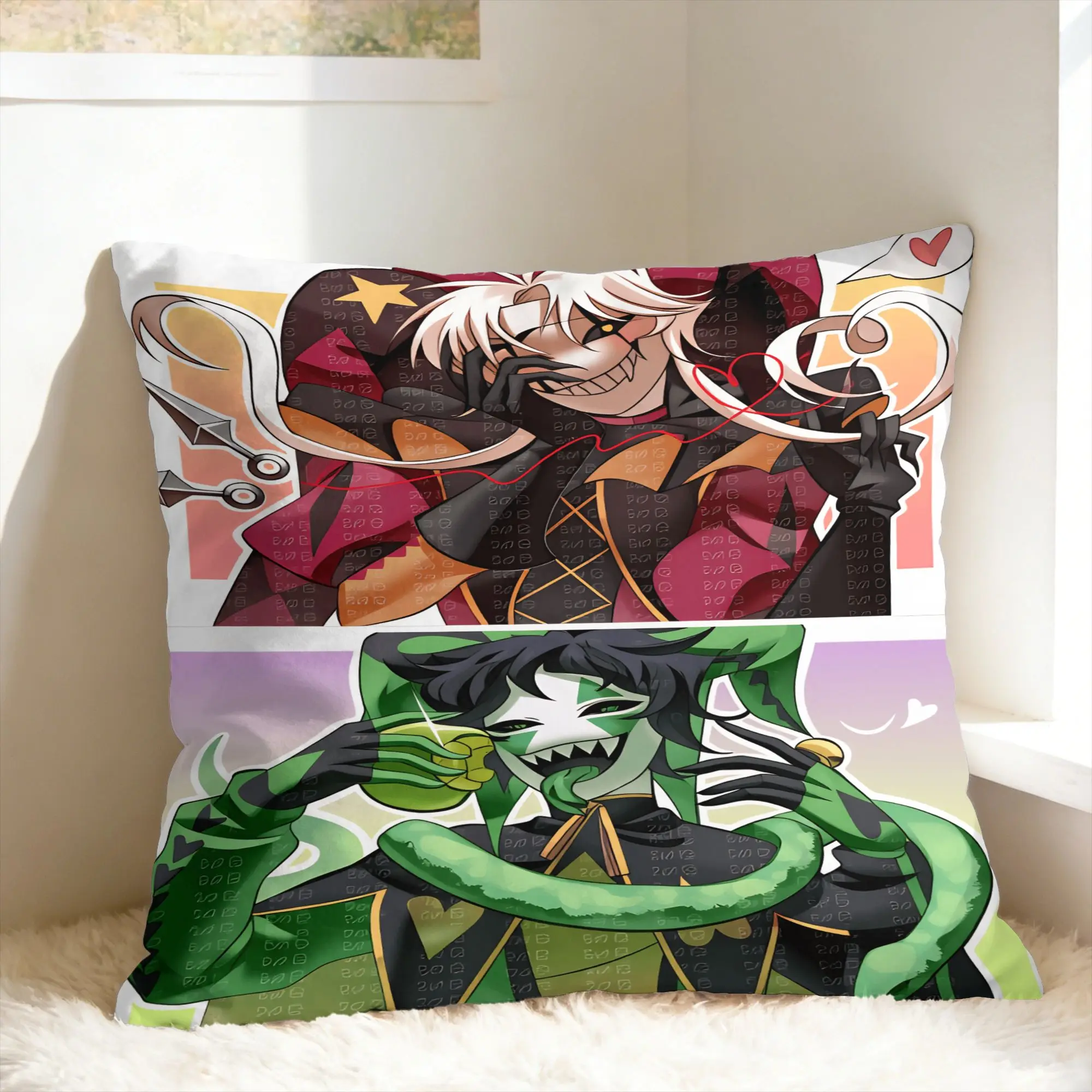 F-Freak C-Circus Pillow Cover  Kawaii Pillow Case For Sofa Home Decor Soft Cushion Cover Gift