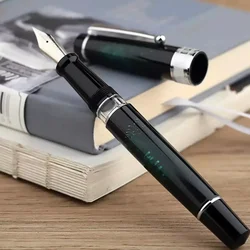 MAJOHN T5 Piston Fountain Pen Metal Iridium Nib EF/F/M 0.38/0.5/0.7mm Large-Capacity Writing Office Gifts Ink Pen